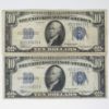 Picture of 10x Series 1934, C, D $10 Silver Certificates 