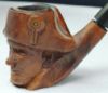 Picture of Briar Hand Carved Wooden Tobacco Pipe Made in France 