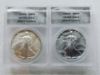 Picture of 1986-2000 American Silver Eagle MS69 ANACS Eagle Label Set of 15 Coins 