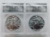 Picture of 1986-2000 American Silver Eagle MS69 ANACS Eagle Label Set of 15 Coins 