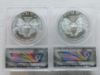 Picture of 1986-2000 American Silver Eagle MS69 ANACS Eagle Label Set of 15 Coins 