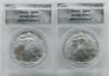 Picture of 1986-2000 American Silver Eagle MS69 ANACS Eagle Label Set of 15 Coins 