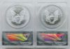 Picture of 1986-2000 American Silver Eagle MS69 ANACS Eagle Label Set of 15 Coins 