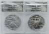 Picture of 1986-2000 American Silver Eagle MS69 ANACS Eagle Label Set of 15 Coins 