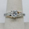 Picture of 1.00ct I/VS2 14k 2 Tone Diamond Engagement and Wedding Band Set Sz 7.25 8.2g 