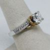 Picture of 1.00ct I/VS2 14k 2 Tone Diamond Engagement and Wedding Band Set Sz 7.25 8.2g 