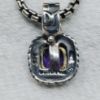 Picture of David Yurman Sterling Silver w/ 14k & Amethyst 16" Petite Albion Pendant Necklace 18.8g