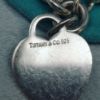 Picture of Tiffany & Co. 7.5" Sterling Silver Heart Tag Bracelet 35g .925  