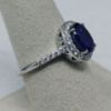 Picture of 14k White Gold Sapphire & Diamond Earring and Ring Size 7.75