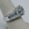 Picture of 14kwg 1.0cttw I2/G Emerald Cut Diamond Ring w/ 12 .30ct SI2/G Baguettes Size 6.75 