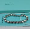 Picture of Tiffany & Co. Sterling Silver "Tiffany Hardware" Collection Ball Bracelet 7.5" 