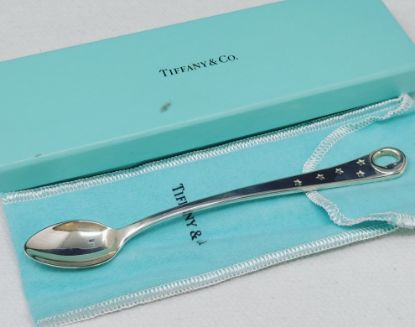 Picture of Tiffany & Co. Sterling Silver .925 "Man in the Moon Stars" Baby Spoon 6" 34g 