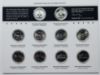 Picture of 2010, 2013-2020 America the Beautiful UNC Quarter Sets (9 sets)  