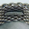 Picture of Tiffany & Co. Sterling Silver Somerset Mesh Chain Link Ring Sz 7.5  