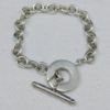 Picture of Tiffany & Co. Sterling Silver Circle Chain Toggle Bracelet 7.75"  26g .925  