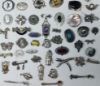 Picture of 25.6oz/78x  Assorted Sterling Silver Pins and Brooches 796.5g .925  