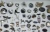 Picture of 25.6oz/78x  Assorted Sterling Silver Pins and Brooches 796.5g .925  