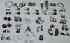 Picture of 13.69oz/37x Assorted Taxco/Mexico Sterling Silver Earrings (Pairs only) 426g .925 