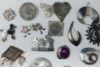 Picture of 9.5oz/23x Assorted Taxco/Mexico Sterling Silver Pins and Brooches 296.6g .925 