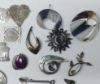 Picture of 9.5oz/23x Assorted Taxco/Mexico Sterling Silver Pins and Brooches 296.6g .925 