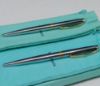 Picture of 2x Tiffany & Co Stainless Steel Pens w/ Bag and Box *Working 