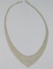 Picture of Tiffany & Co. Elsa Peretti Sterling Silver Mesh Bib Necklace 27" 36.8g .925  