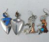 Picture of 10x pair Assorted Native American/Southwestern Sterling Silver Earrings 88g 