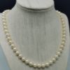 Picture of 8mm Natural Pearl Necklace w/ 14k Clasp 19" 31.7g  