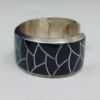 Picture of Milton Lasiloo Zuni Sterling Silver Cuff Bracelet 7" 37.8g .925  