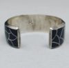 Picture of Milton Lasiloo Zuni Sterling Silver Cuff Bracelet 7" 37.8g .925  