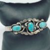 Picture of 4x Assorted Sterling Silver Native American Cuff Bracelets 83.3g .925 