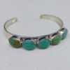 Picture of Desert Rose Trading Sterling Silver & Turquoise Cuff Bracelet & Earrings 36.4g  