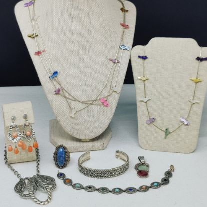 Picture of Carolyn Pollack Native American/Southwestern Sterling Silver Jewelry Lot 127.5g  