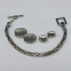 Picture of Lois Hill Sterling Silver Bracelet 7" & 2x Earrings Jewelry Lot 39.5g .925  