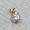 Picture of  .70ct I/SI1 Diamond Pendant 14k Prong Setting  .6g  28421