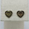 Picture of Tiffany & Co. 18k Gold "Return to Tiffany" Mini-Heart Stud Earrings 3.11g  