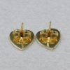 Picture of Tiffany & Co. 18k Gold "Return to Tiffany" Mini-Heart Stud Earrings 3.11g  