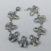 Picture of Vintage Sterling Silver Carol Felley Storyteller Link Bracelet 7.75" and Pin 60.6g