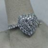 Picture of 14kwg 0.70cttw Heart Shaped Diamond Ring (SI, G/H) Size 10   