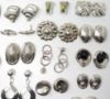 Picture of 37x Assorted Taxco/Mexico Sterling Silver Earrings (Pairs Only) 12ozt 373.24g  