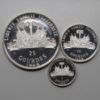 Picture of 1968 Republic of Haiti 3 Coin Silver Proof Set w/ OGP 6+oz Silver  