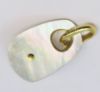 Picture of 12.69mm Mabe Pearl Mother of Pearl Pendant 18k Yellow Gold 