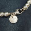 Picture of Tiffany & Co. Sterling Silver Beaded "I Love You" Bracelet 7.25" 7g .925  