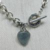 Picture of Vintage Tiffany & Co. Sterling Silver 16" Heart Tag Toggle Necklace 74.1g  