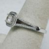 Picture of 18kwg 0.51ct GIA Certified VVS1/I Princess Cut Diamond Engagement Ring Size 7.5  