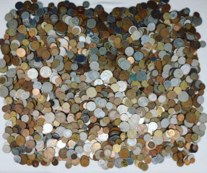 Picture of 25.45lbs Assorted World/Foreign Coins 