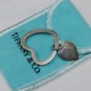 Picture of Tiffany & Co. Sterling Silver Double Heart Key Ring .925 7.5g 