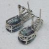 Picture of 14k Synthetic Alexandrite Ring (7.5) and French Back Earring Set 