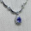 Picture of 18kwg 17" Necklace w/ 1.20ct Tanzanite & 1.0cttw VS/G-H Diamond Pendant 