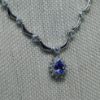 Picture of 18kwg 17" Necklace w/ 1.20ct Tanzanite & 1.0cttw VS/G-H Diamond Pendant 